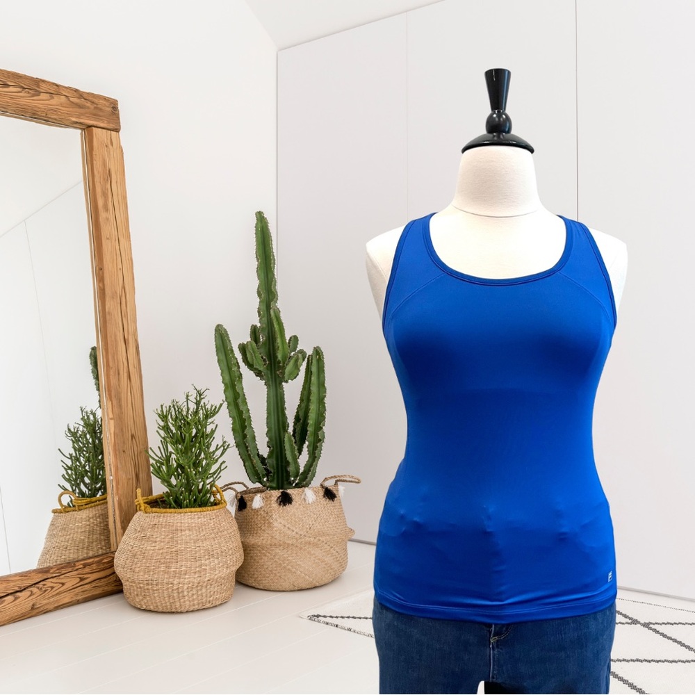 Fila Racerback Unpadded Shelf Bra Tank Top
